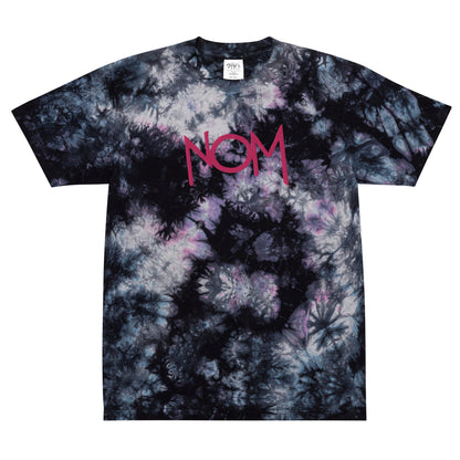 "NOM" Oversized tie-dye t-shirt