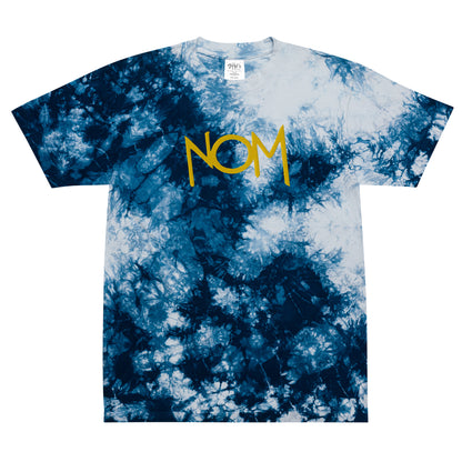 "NOM" Oversized tie-dye t-shirt