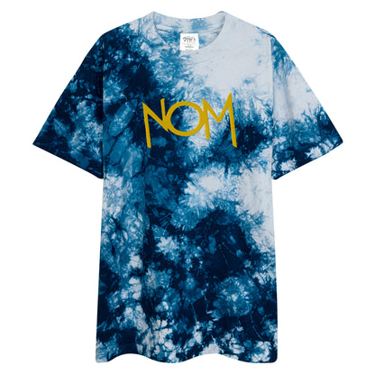 "NOM" Oversized tie-dye t-shirt