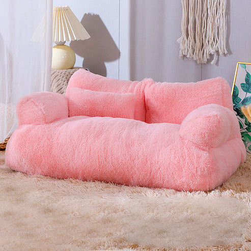 Luxury Cat Sofa Winter Warm Pet Bed For Small Medium Cats and Dogs