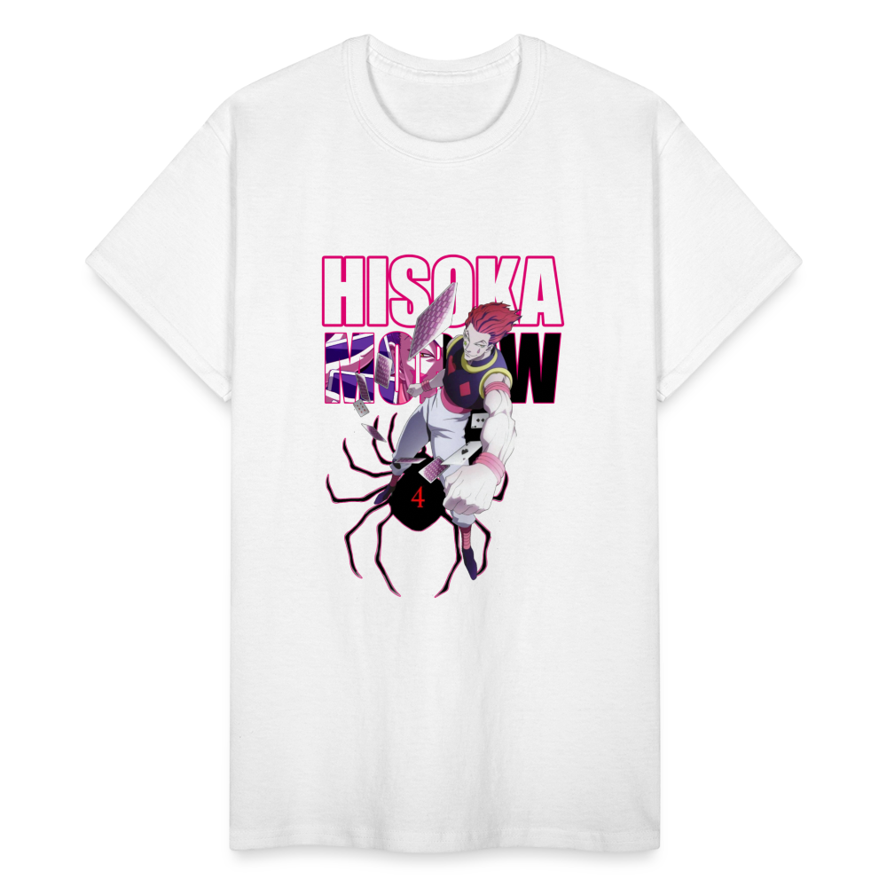 Hisoka Morow Adult T-Shirt - white