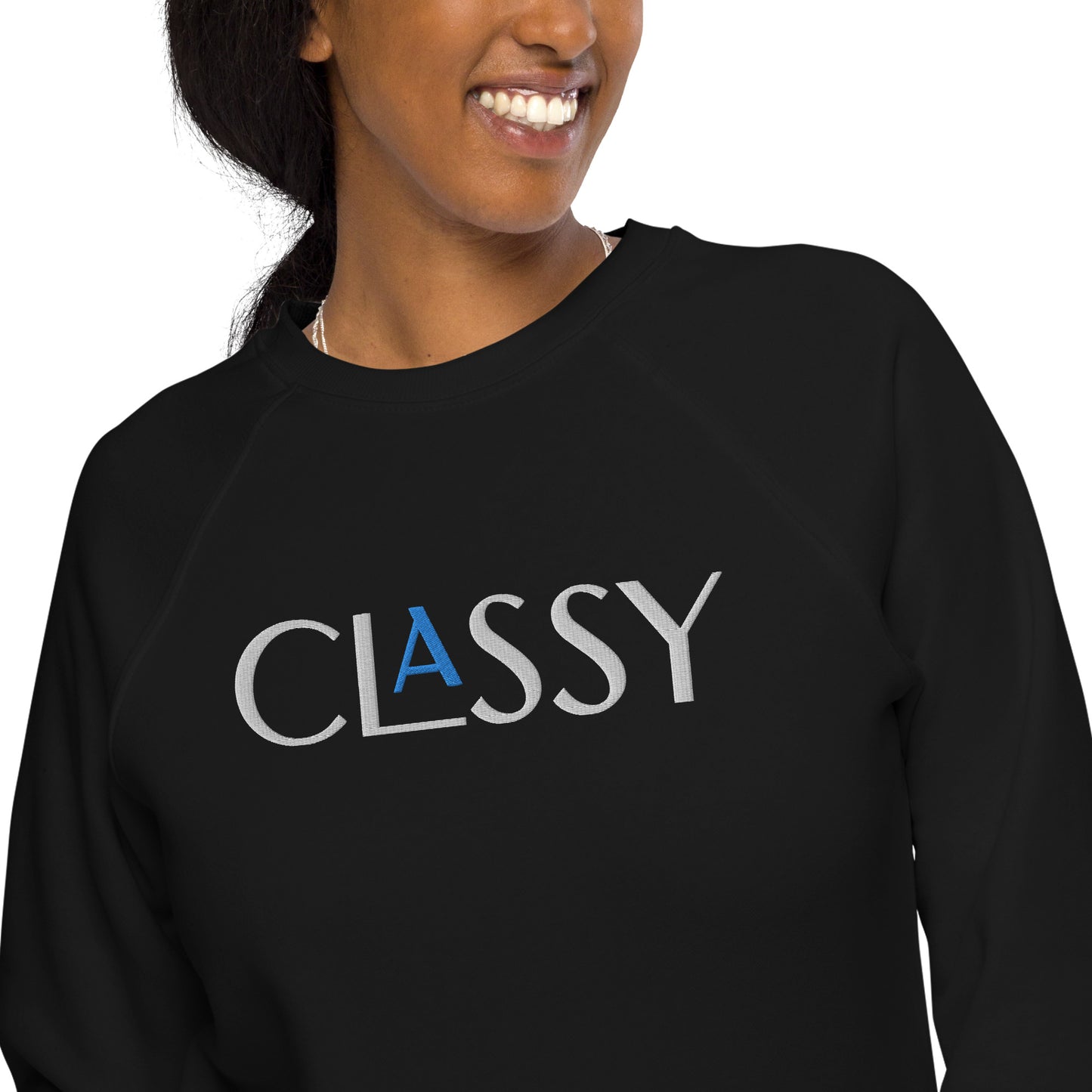 Sky Blue "CLASSY" sweatshirt