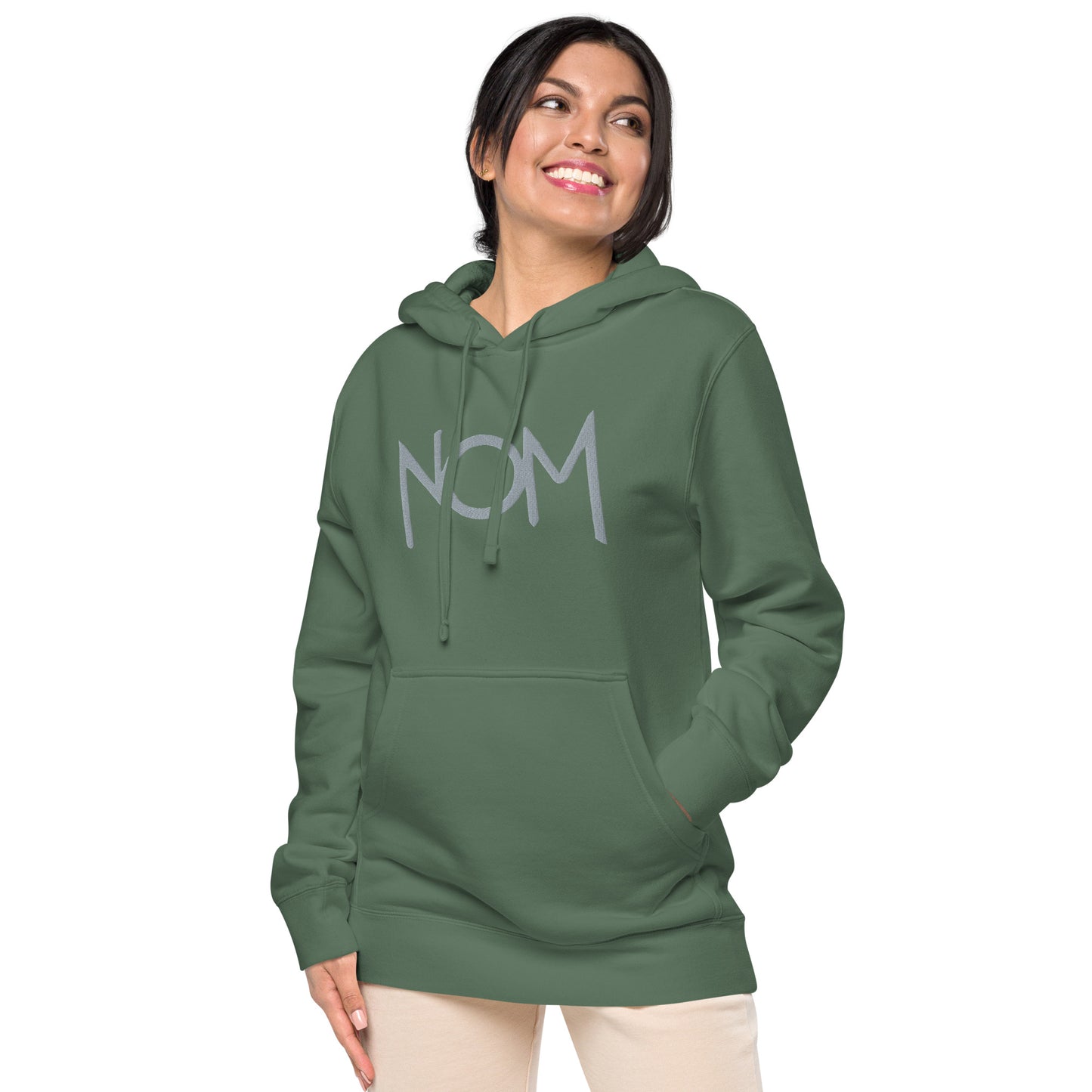 "NOM" Unisex pigment-dyed hoodie