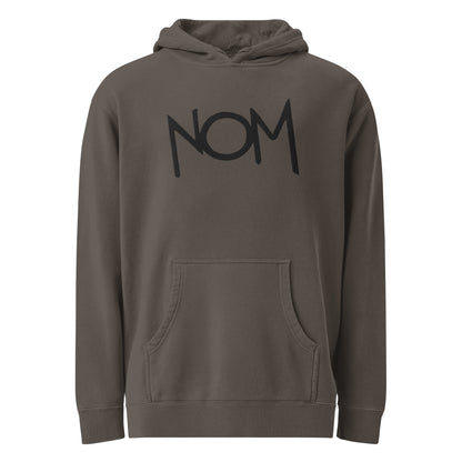 "NOM" Unisex pigment-dyed hoodie