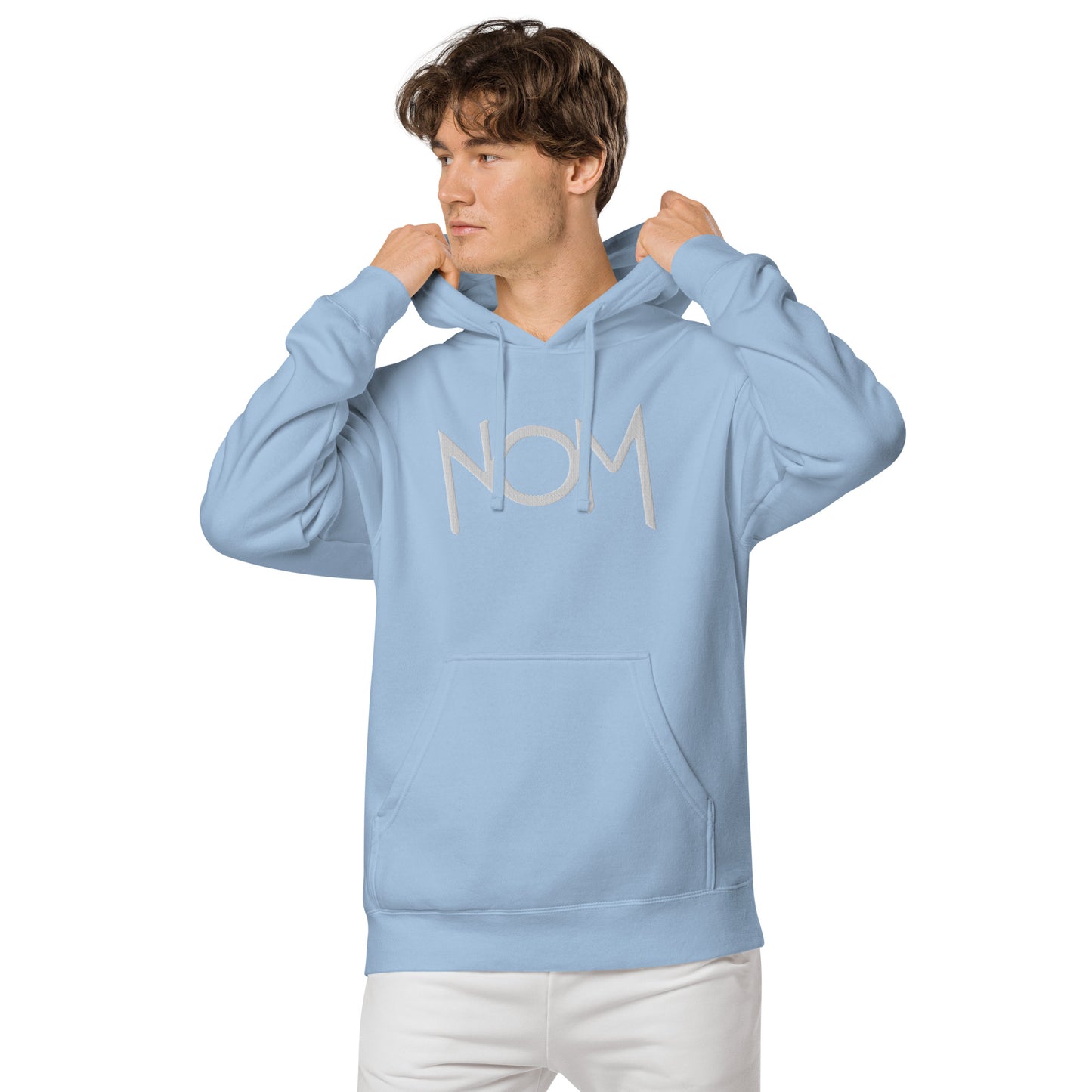 "NOM" Unisex pigment-dyed hoodie