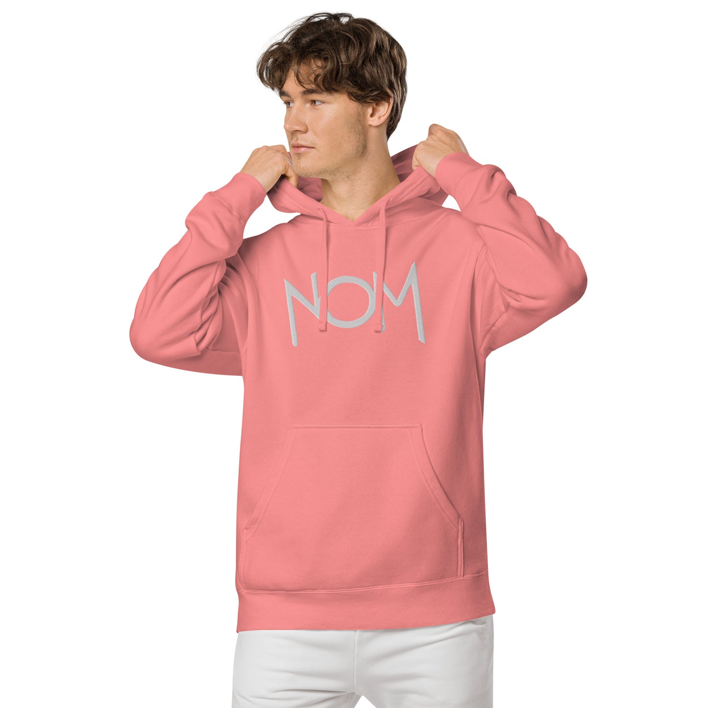 "NOM" Unisex pigment-dyed hoodie