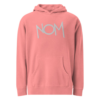 "NOM" Unisex pigment-dyed hoodie