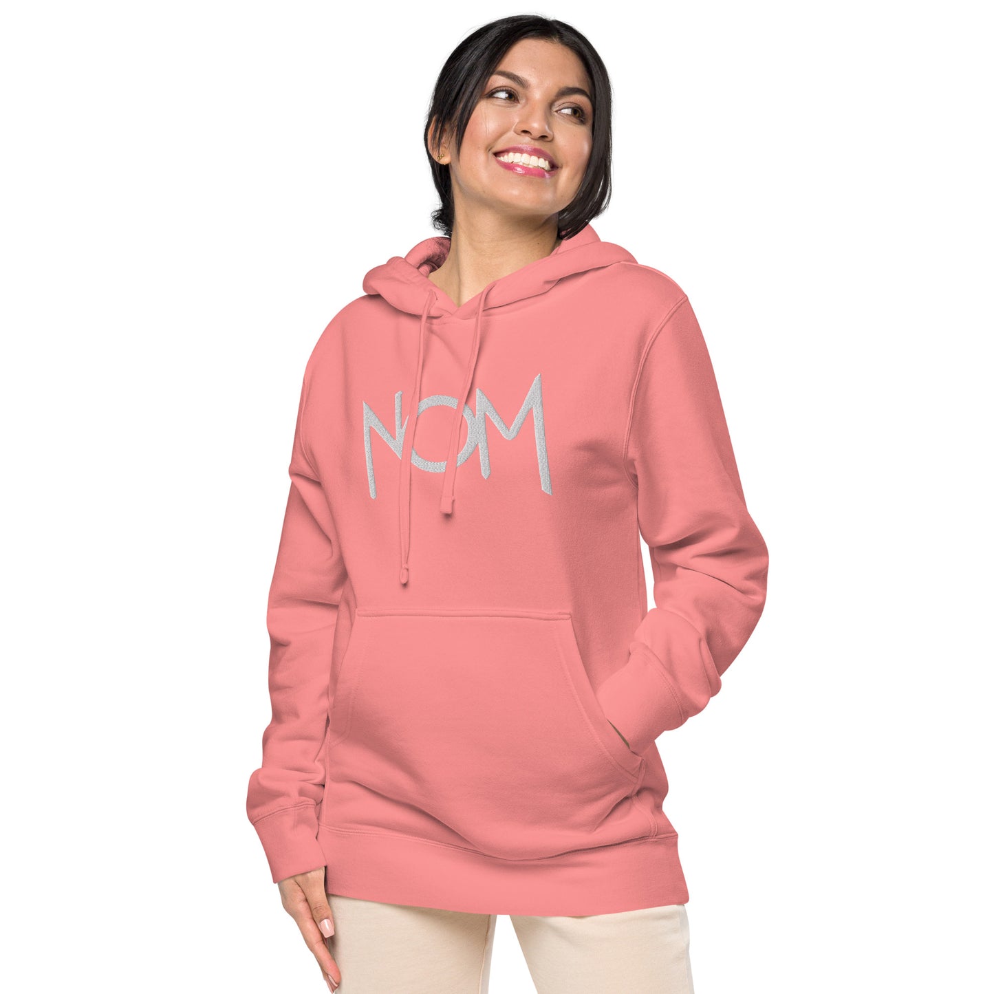 "NOM" Unisex pigment-dyed hoodie