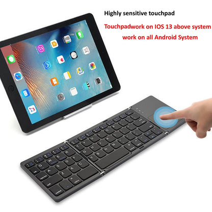 SLEEK™  Portable Bluetooth Keyboard With Touchpad