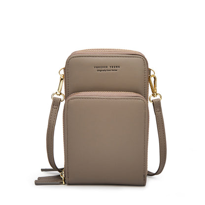 Large-capacity multi-function mobile phone bag