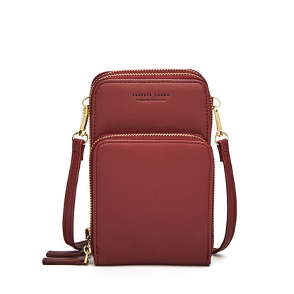 Large-capacity multi-function mobile phone bag
