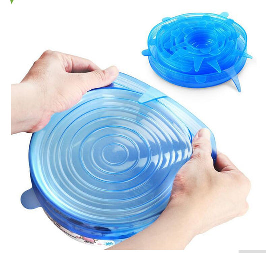 Six-piece silicone bowl cover plastic wrap vegetable and fruit