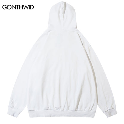 Ripped Teeth Patch Hoodie