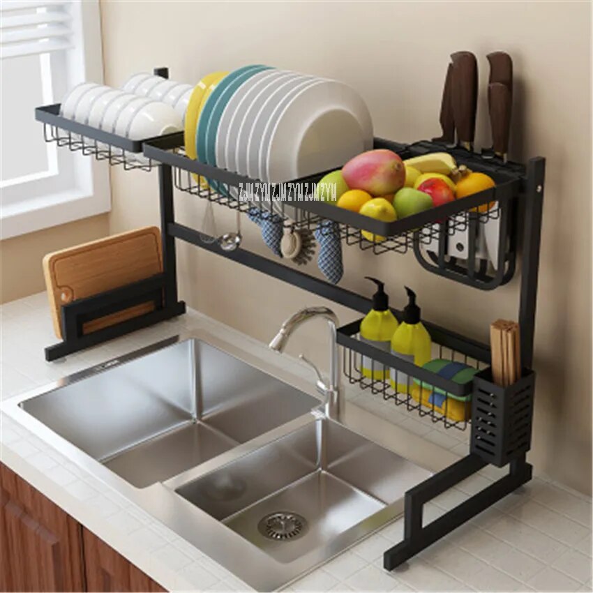 Stainless Steel Kitchen Shelf Combination Organizer