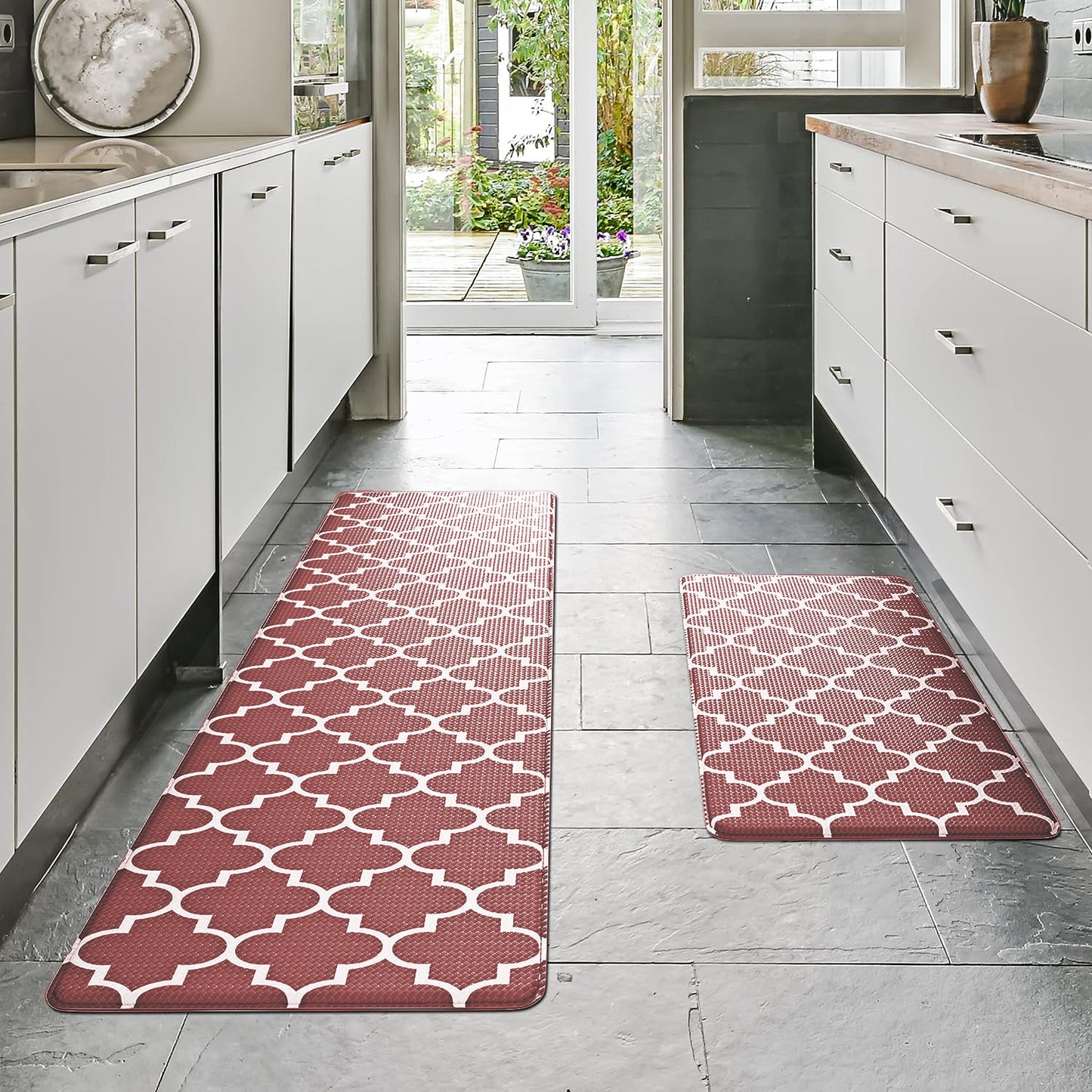 Thickened leather pvc carpet kitchen floor mats waterproof and oil-proof