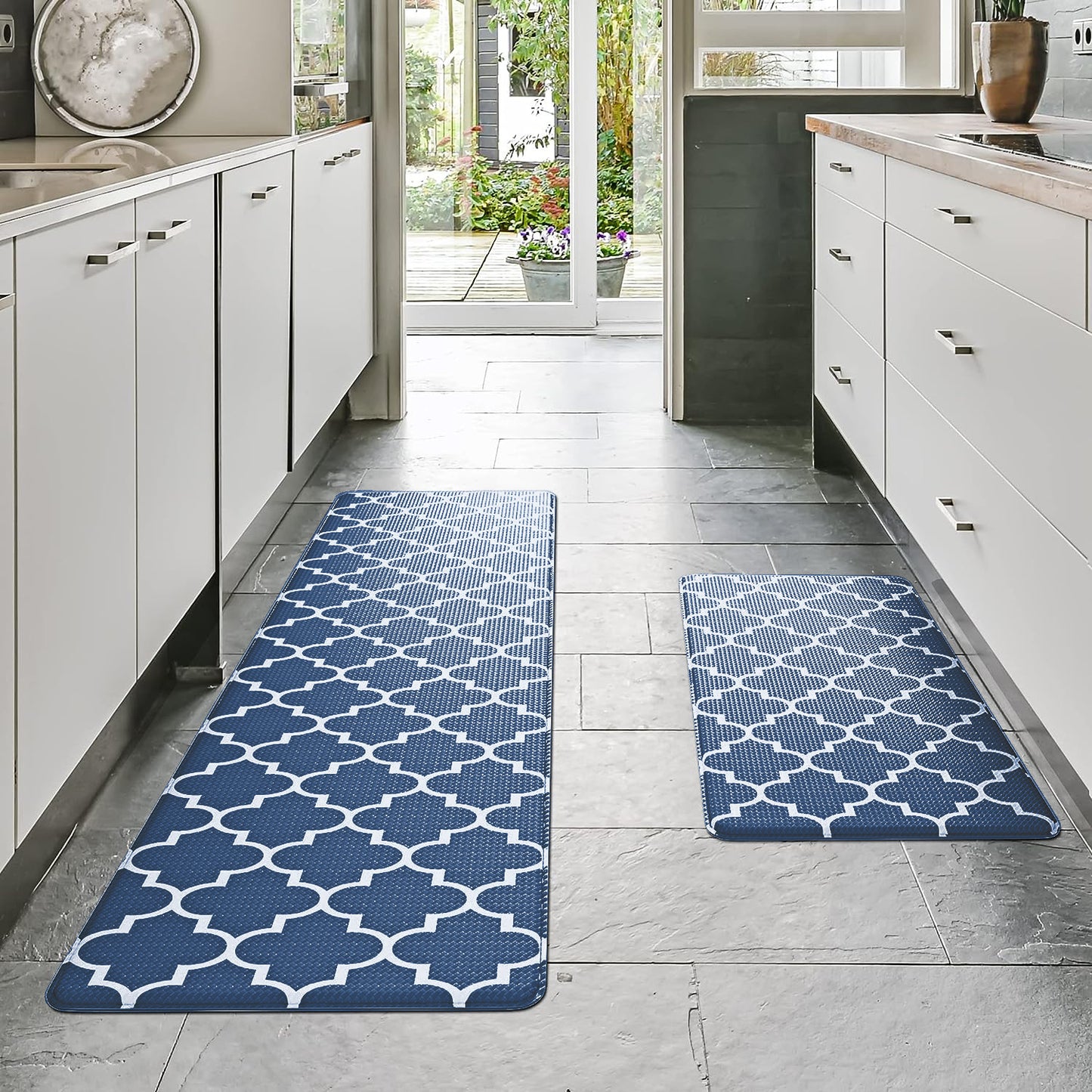 Thickened leather pvc carpet kitchen floor mats waterproof and oil-proof