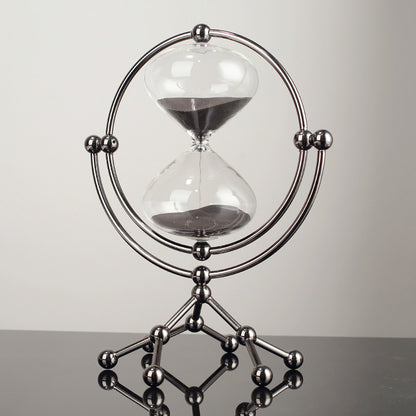 Modern round hourglass 30-minute timer decoration