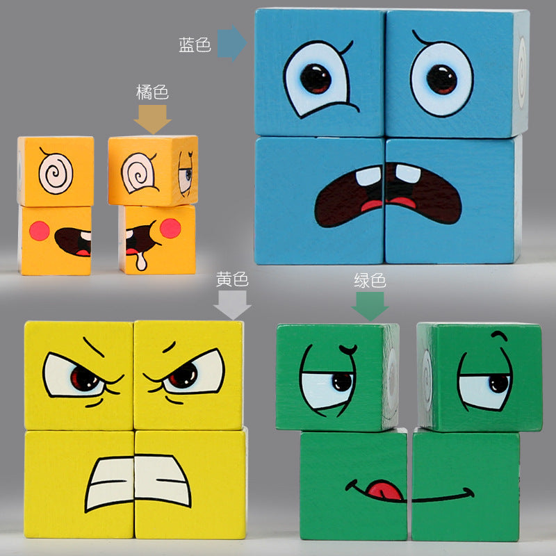 Iron box face-changing Rubik's cube