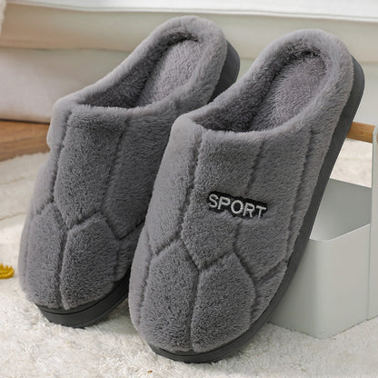 Men's and women's Couple Cotton slippers