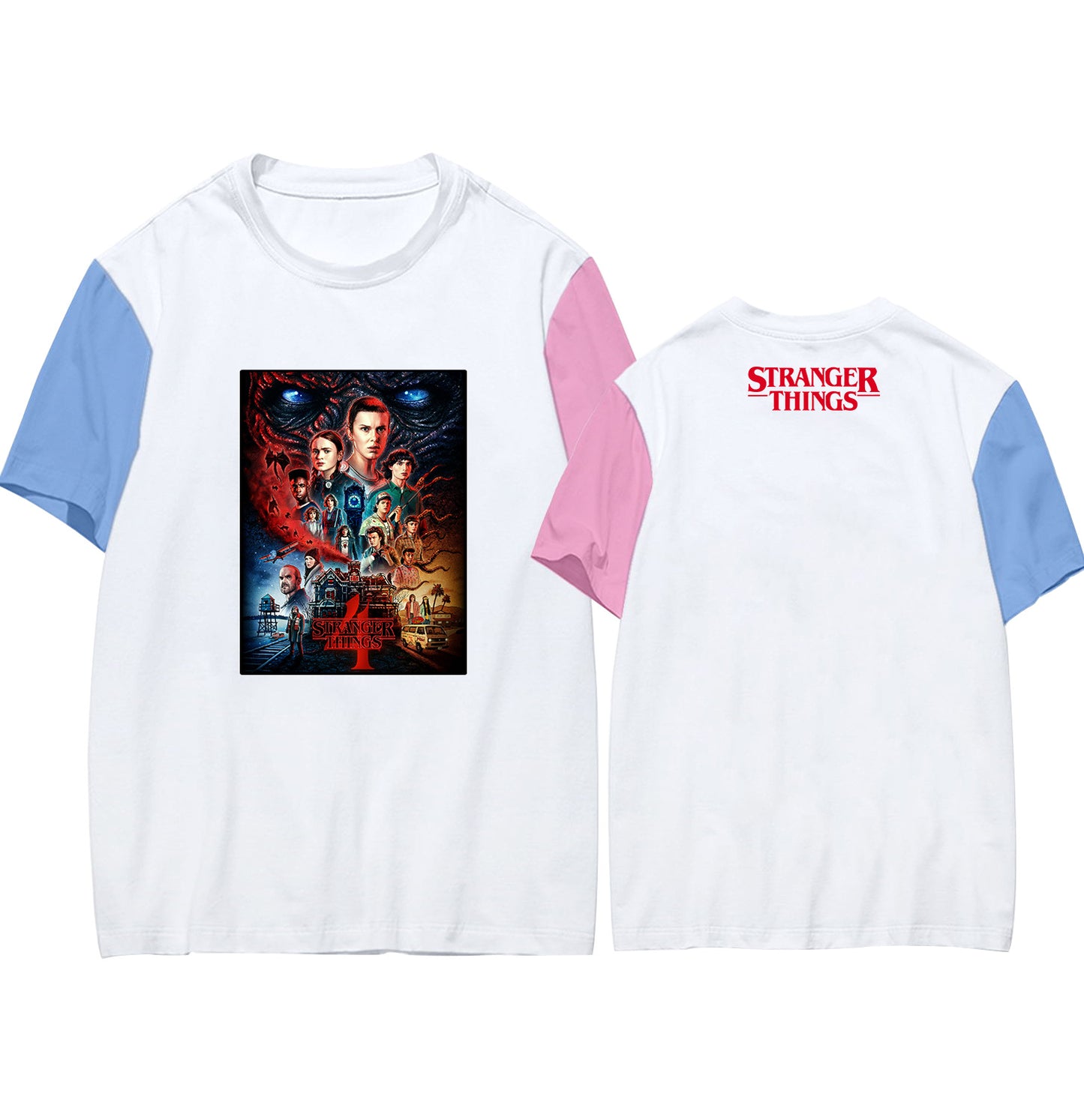 Stranger Things peripheral T-shirts for men and women