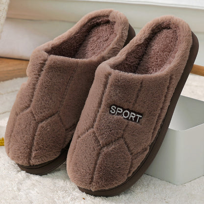 Men's and women's Couple Cotton slippers