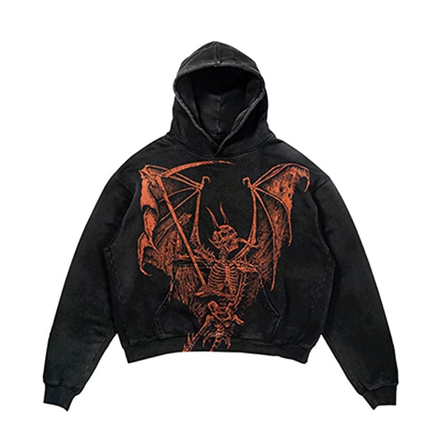 Streetwear Skull Hoodie