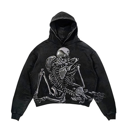 Streetwear Skull Hoodie